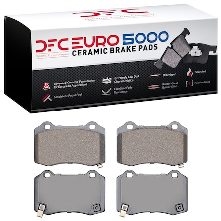 Dfc 5000 Euro Ceramic, Disc Brake Pad Set,  1600-1053-00