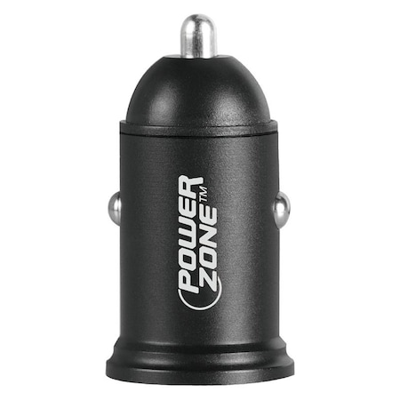 Powerzone Dual USB Car Charger, Black KL-065CU