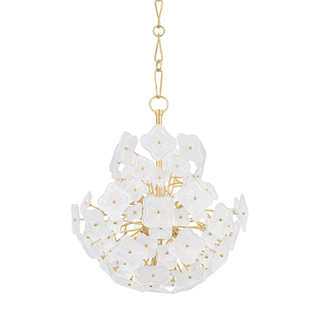 Hudson Valley Lighting Barrytown 7 Light Chandelier in Vintage Gold Leaf 5606-VGL