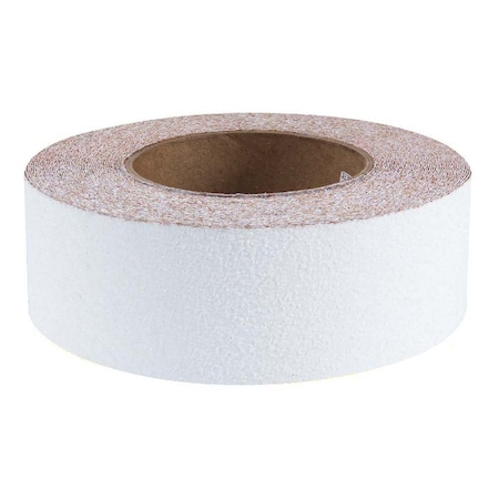 Nmc Anti Slip Grit Tape Roll Vinyl Proprietary Grit Size, Snow White, 6" W x 24" L AGT39W