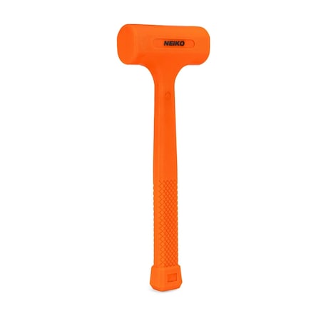Neiko Dead Blow Hammer, 0.5 Pounds, Neon Orange Deadblow Hammers, Mallet 02842A