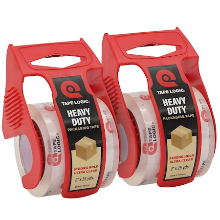Tape Logic 2in x 25 yds. Crystal Clear with dispenser, 36PK BC6531WD2PK
