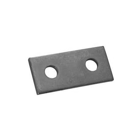 Newhouse Electric Straight 2 Hole Strut Channel Bracket, Silver (No Magnets) BRST2