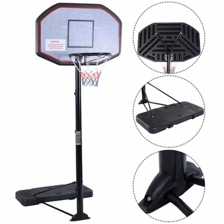 Newalthlete 43 in. Basketball Hoop for 10 ft. Adjustable Height NE3113346