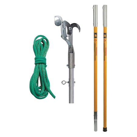 Notch Equipment Pruner Set, Bypass Blade, 1-1/4 in Cut Cap, 72 in to 144 in Tool L SETPH4-12