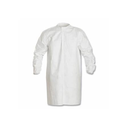 Dupont Tyvek IsoClean Frock with Snap Front, 2X-Large, White, 30PK 251-IC270B-2X