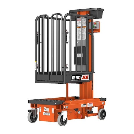 Jlg Personnel Lift, 47" L, 29" W, 440 lb Cap. 1230P