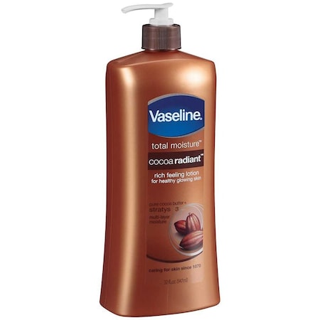 Vaseline Total Moisture Cocoa Radiant Body Lotion, 32 Fluid Ounce, 4PK 4088