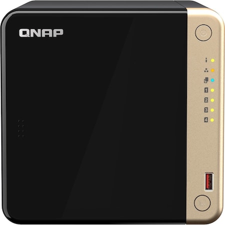 Qnap TS-464 4-BAY HIGH-PERFORMANCE DESKTOP NAS. INTEL 4C/4T PROCESSOR, BURST UP TS-464-8G-US