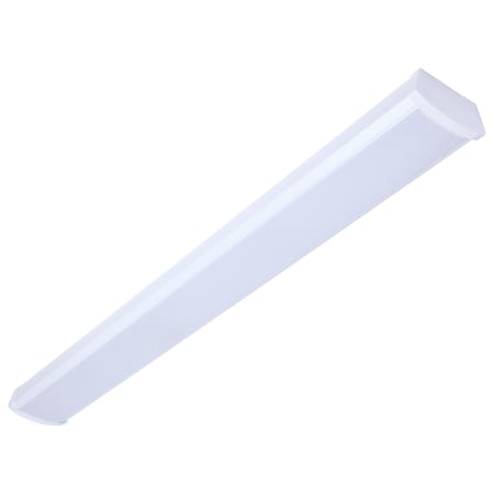 Nuvo LED 4 Foot Ceiling Wrap, 39W, 27K/30K/35K/40K/50K CCT Selectable, White Finish, 120-277 Volt 65/1211