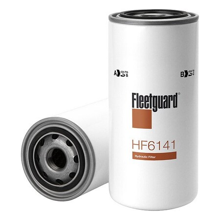 Fleetguard Hydraulic Filter, Spin-On, Cellulose HF6141