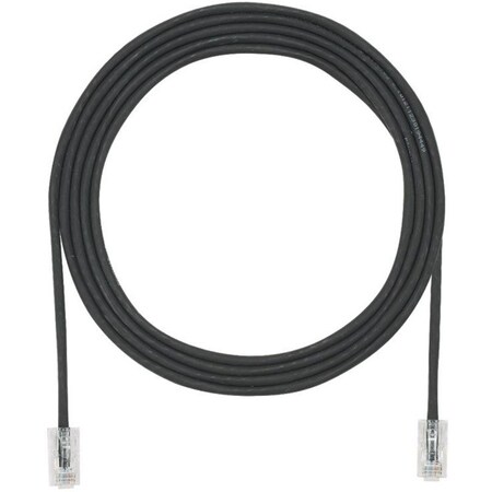 Panduit 4FT CAT6A UTP PATCH CORD CBL 28AWG BLK UTP28X4BL