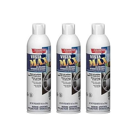 Chase Products Vista Max Windshield Cleaner net 19 oz. Can, 3PK 5124-3