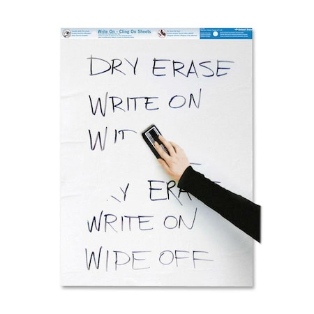 Rediform National Write-On Cling Sheets - 35 Sheet - White Paper 24391
