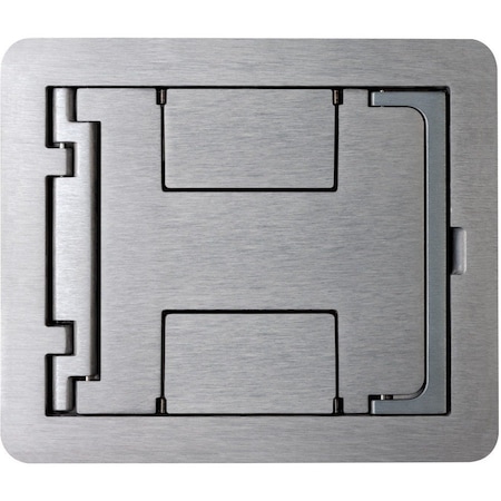 Wiremold Blank Cover Assembly, Gray FPBTCAL