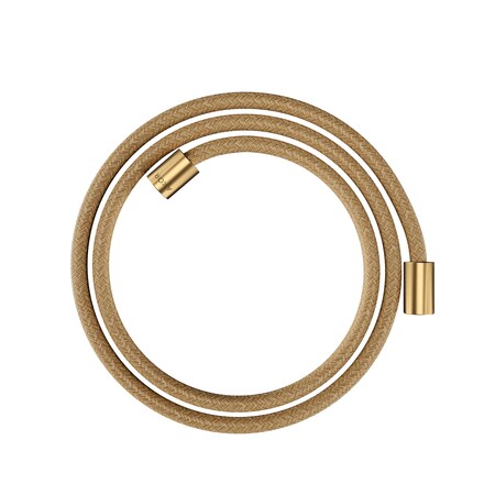 Axor Shower Solutions Textile Hose with Cylindrical Nut, 63" in Brushed Gold Optic 28261250