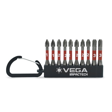 Vega Impactech Phillips Carabiner Set - 10pc T150PCS10