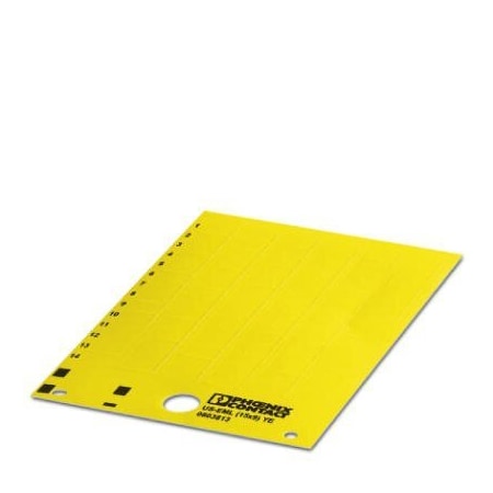 Phoenix Contact US-EML 15X9 YE Label Card yellow 0803813
