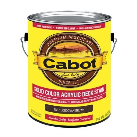 Cabot/Valspar GAL BRN Acry Deck Stain 1837-07