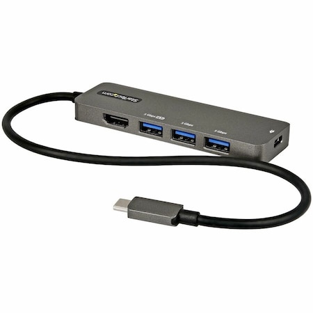 Startech.Com USB C Multiport Adapter 4K 60Hz HDMI/PD DKT30CHPD3