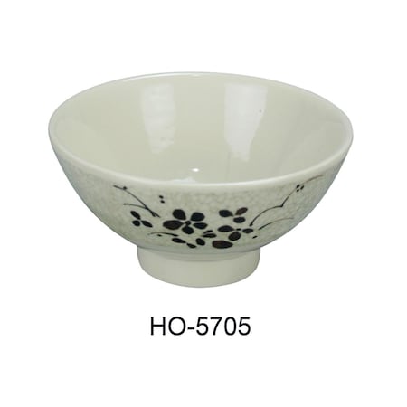 Yanco 4.75 in. 10 oz Honda Rice Bowl - Melamine, Multi Color, 60PK HO-5705