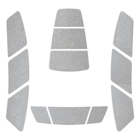 General Electric. HardHatReflectiveDecal, Silver, GEPPE GH622