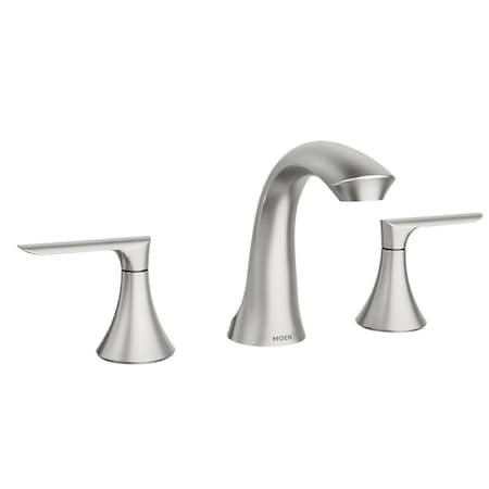 Moen Findlay Series Bathroom Faucet, 1.2 gpm, 2-Faucet Handle, 3-Faucet Hole, Metal/Stainless Steel 84517SRN