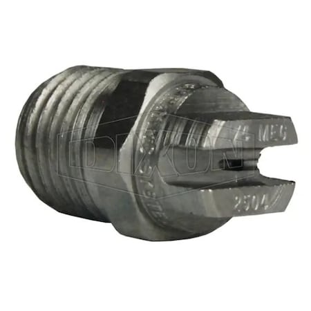 Dixon High Pressure Spray Nozzle, 4 in Nozzle, 1/4 in Inlet, MNPT Connection NZ2504
