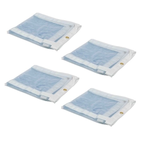 Mytee Products 8ft x 10ft Clear Vinyl Tarp, 22 oz Vinyl, 4PK CVT8-10x4