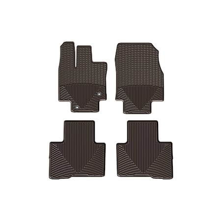 Weathertech Cocoa, Front and Rear All Weather Floor Mats W540CO-W541CO