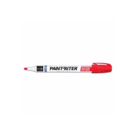 Markal PAINT-RITER VALVE ACTION Paint Marker, Red, 1/8 in Tip, Medium 434-96822