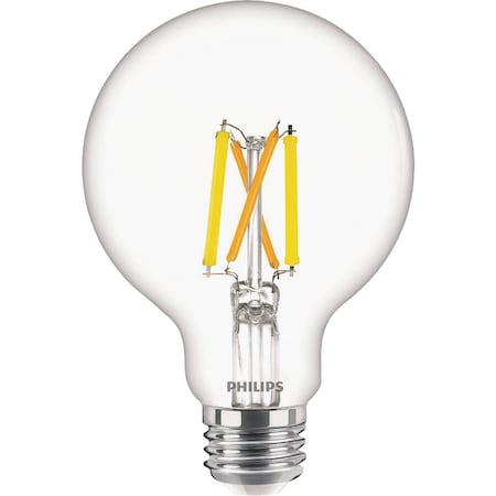 Signify Ultra Definition 60W Equivalent Soft White G25 Medium LED Decorative Light Bulb, 2PK 564906