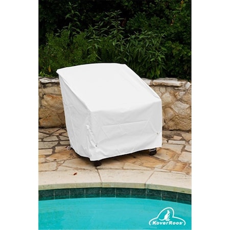 Koverroos Weathermax Deep Seating Dining-Lounge Chair Cover- White - 36 W x 27 D x 35 H in. 19804