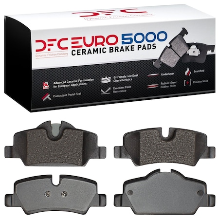 Dfc 5000 Euro Ceramic Disc Brake Pad Set,  1600-1800-00