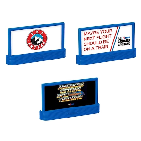 Lionel l O-Scale Amtrak Through the Years Billboards LNL2230020