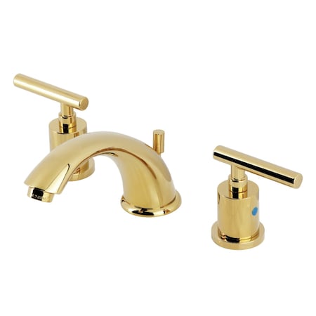 Kingston Brass Widespread Bathroom Faucet with Pop-Up Drain, Polished Brass KB8962CML