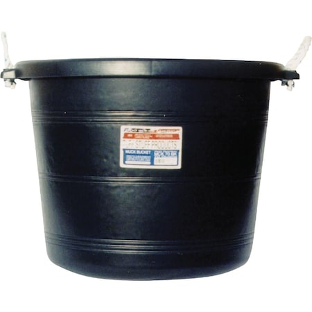Tuff Stuff Products 70 Qt. Black Muck Bucket MCK70BK