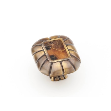 Schaub 1-1/2in Symphony Cabinet Knob Tiger Penshell Estate Dover Finish 851-PEN-ED