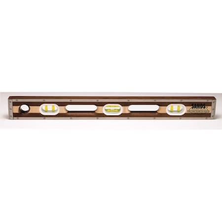 Kraft Tool Kraft Tool 48" Professional Walnut/Maple Laminated Level (6 Vials) SLWML48