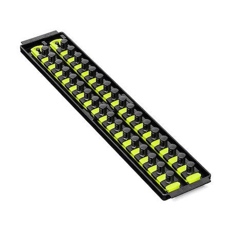 Ernst Manufacturing Socket Organizer, Yellow, 3 5/8" D 8463HV