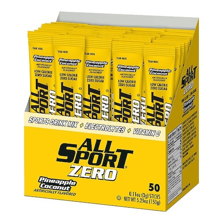 All Sport All Sport, Pineapple Coconut Powder, 50PK 10122528