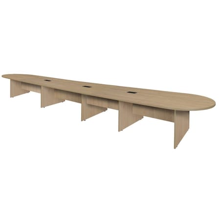 Regency Modular Conference Tables, 264 in W, 52 in L, 29 in H, Wood Top LCTRT26452NO