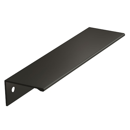 Amerock Edge Pulls 5-1/16 inch (128mm) Center-to-Center Matte Black Cabinet Edge Pull, 25PK 25VMP36575FB