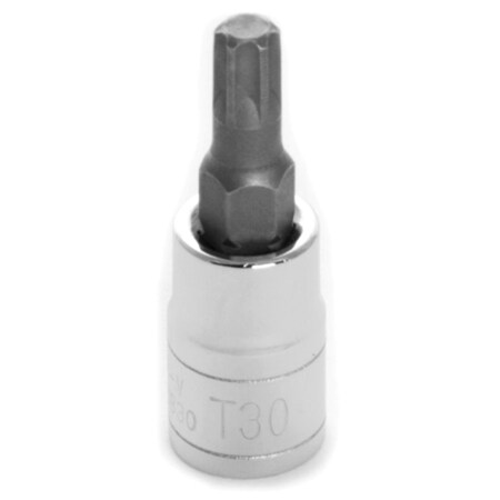 Perform Tool W36830 0.25 In. Drive T30 Star Bit Socket PTL-W36830