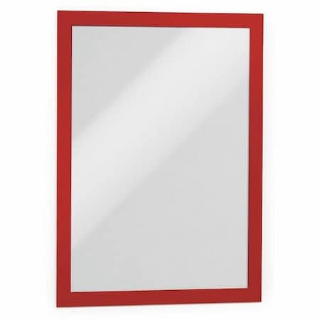 Durable Office Products Durable, DURAFRAME SIGN HOLDER, 8 1/2in X 11in, RED FRAME, 2PK 476803