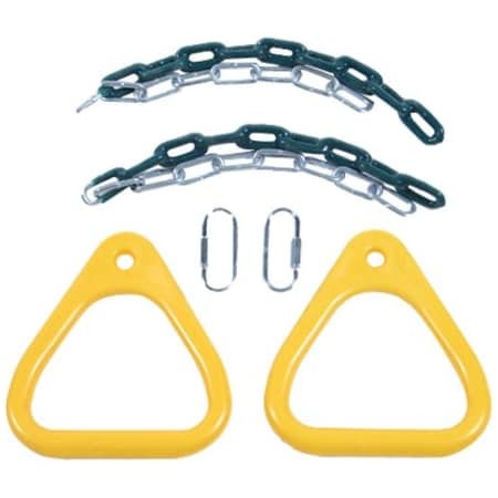 Playstar PS 7836 Gym Ring, Polyethylene, Gold/Yellow PS 7836