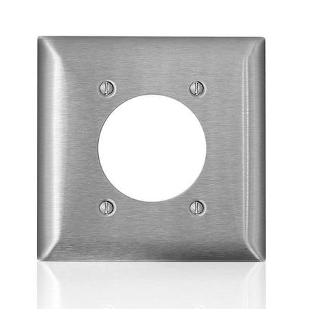 Leviton Wall Plate, Toggle, Stainless Steel SL703