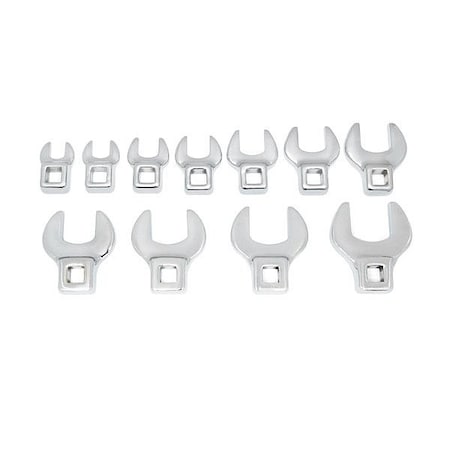 Gearwrench 11 Piece 3/8" Drive Crowfoot SAE Wrench Set 81908