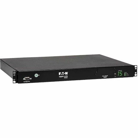Eaton Tripp Lite Series 2.4kW Single-Phase Local Metered Automatic Transfer Switch PDU, Two PDUMH15HVAT