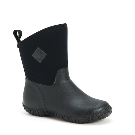 Muck Boot Co Women's Muckster II Mid Rubber Boot, Plain Toe, 10 in Height, Black, 9 WM2-000-BLK-090